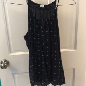 Navy sleeveless top by Old Navy large, used